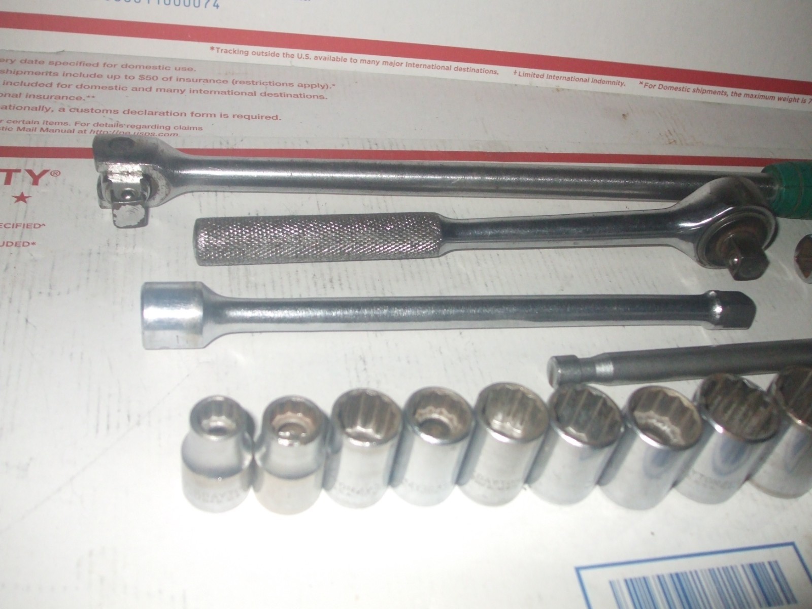 DAYTON 1/2″ DRIVE SAE SOCKET SET + RATCHET BREAKER BAR EXTENSION THORSON SWIVEL