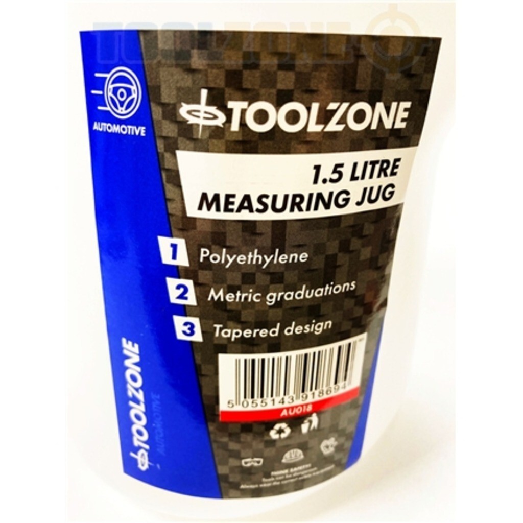 Measuring Jug 1.5 Litre Tapered oils fluids liquids workshop garage