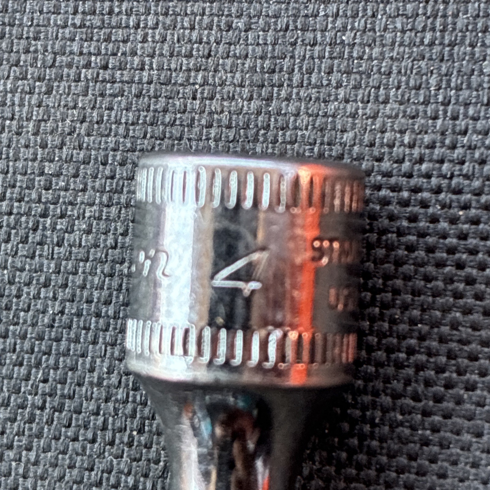 Snap On STMM4 4mm Deep Socket, 6 Point, 1/4”drive, Very Good Condition.