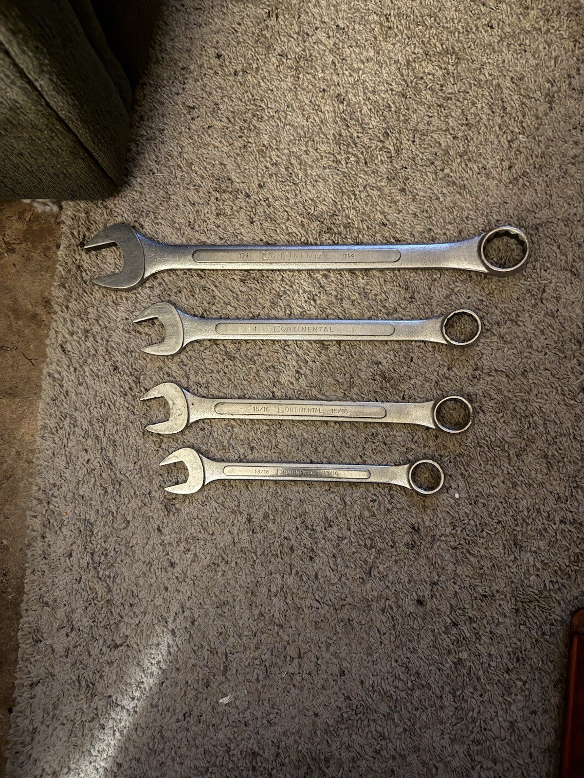 4 – VTG Continental Forged Alloy Steel SAE Combination Wrenches Japan