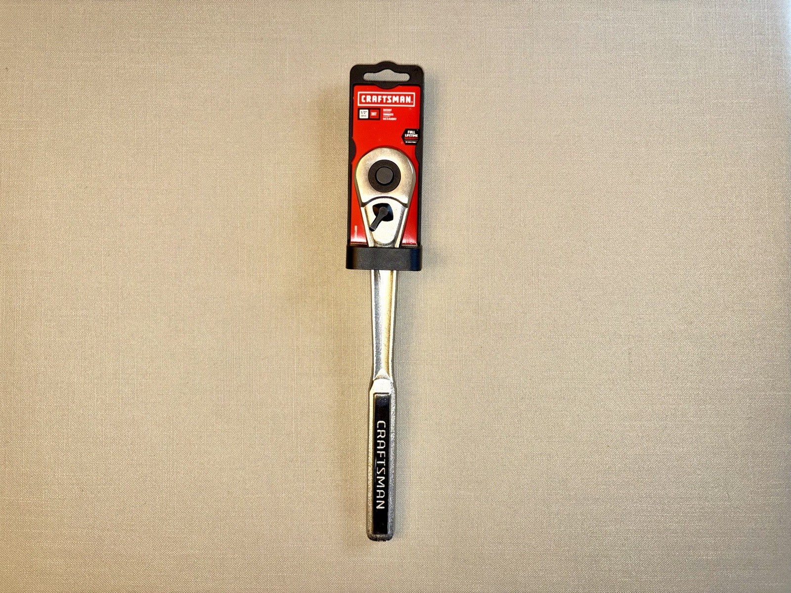 NEW – NOS Sears Craftsman USA 1/2” Drive Quick Release Ratchet 44809 On Hang Tag