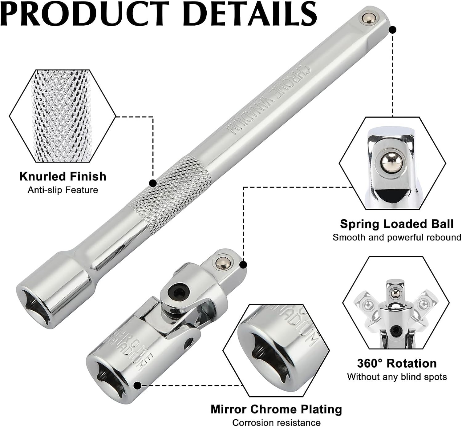 11-Piece 3/8″ Drive Magnetic Spark Plug Socket Set 5/8″, 3/4″, 13/16″, 14mm, …