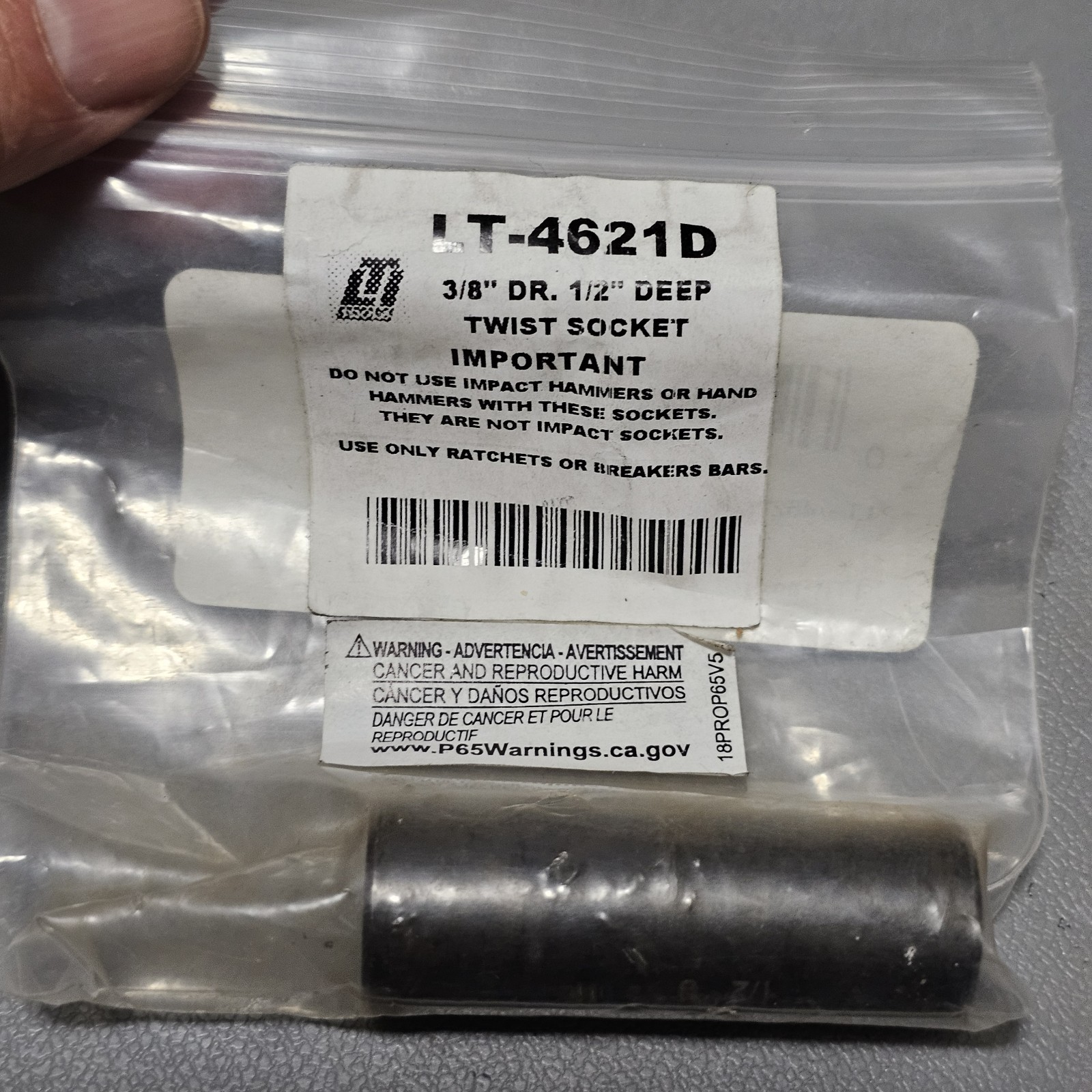 LTI Tools Deep Well Twist Socket LT-4621-D 3/8″ Drive 1/2″