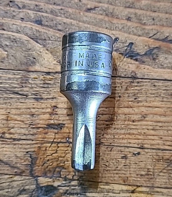 Snap On 1948 3/8″ Drive 5/16″ Chrome Clutch Bit Driver Socket USA, F-30