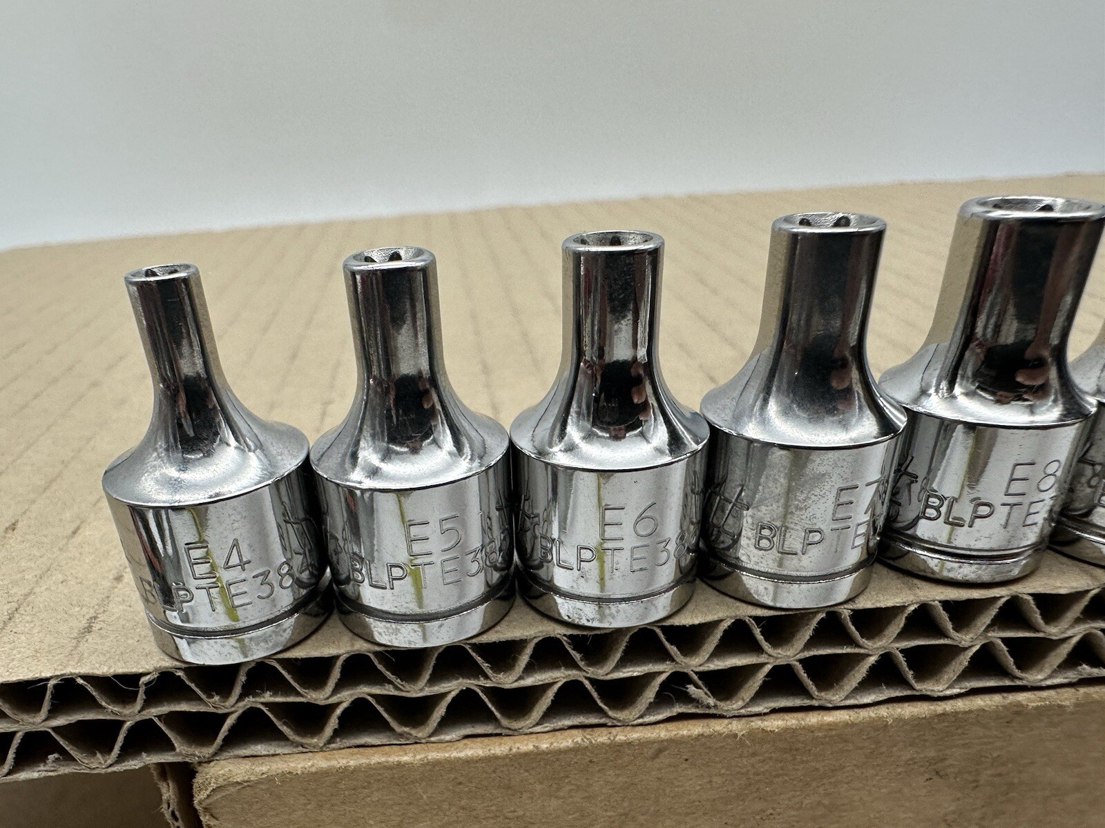 Blue-Point 11pc 3/8″ Drive External Torx Socket Set E-Torx E20-E4 Nice Shape