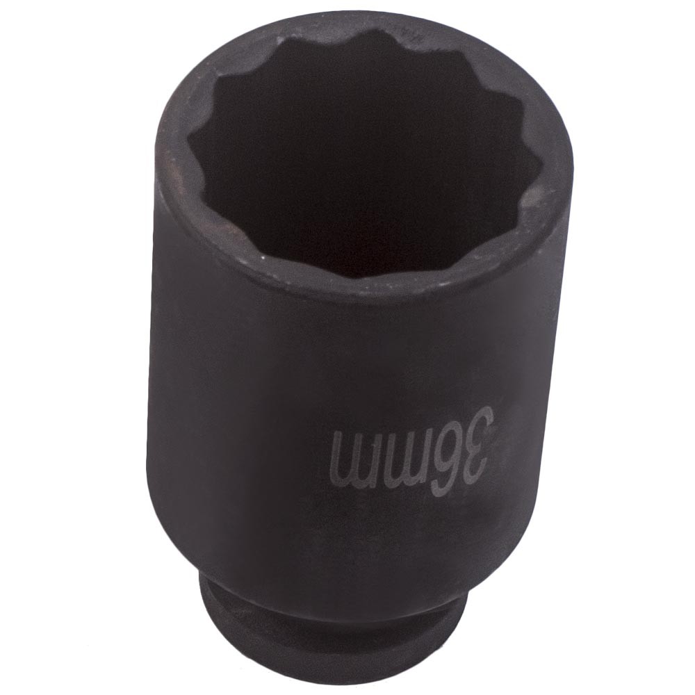 Deep Spindle Axle Nut Socket Puller Installation Tool Kit 30mm 32mm 34mm-36mm