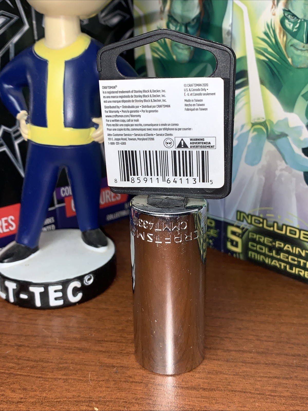 Craftsman 3/8″dr standard/SAE 13/16″ 12pt/point deep socket CMMT43318 NEW
