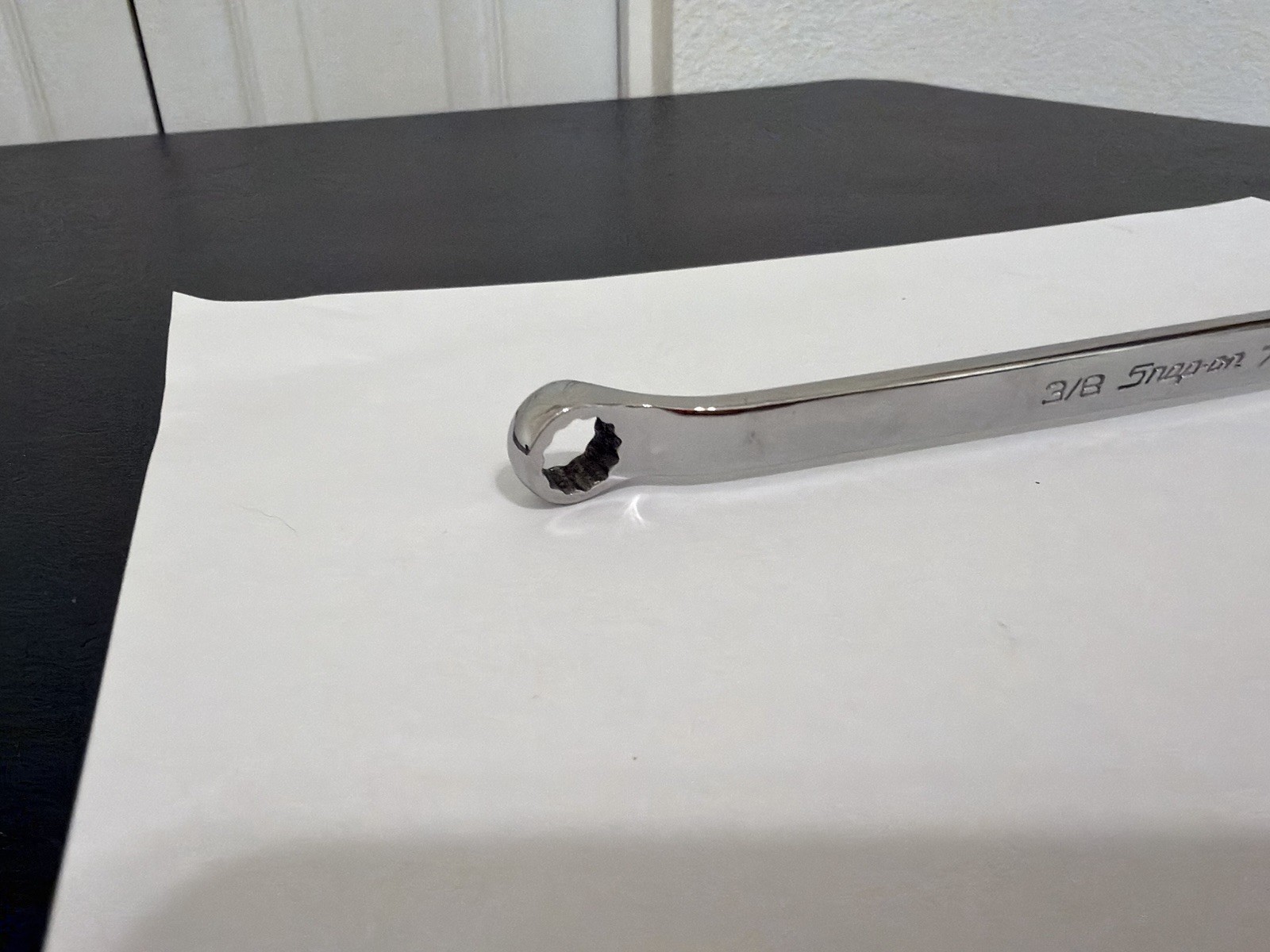 Snap-on Tools 3/8 x 7/16″ Offset Double Box End Wrench XB1214A USA