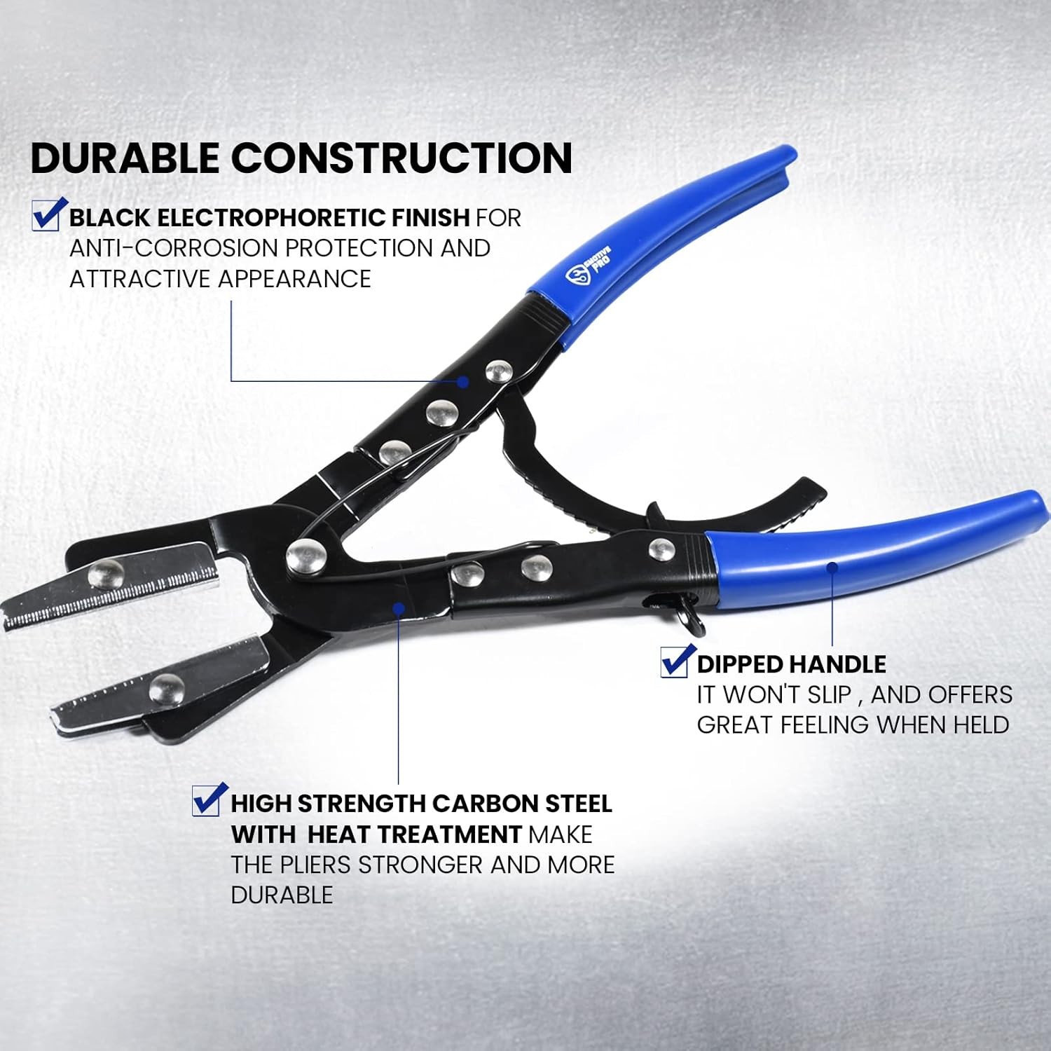3pcs Ratcheting Hose Pinch Off Pliers Set, 8inch Set