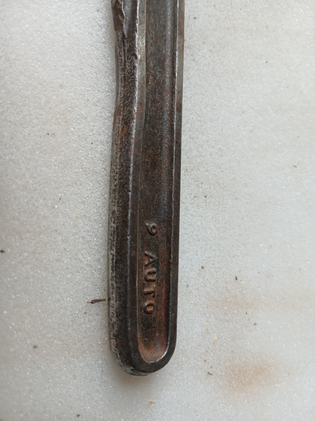Vintage 9 In AUTO Adjustable Pipe Wrench 9″ Made In USA 9in Antique
