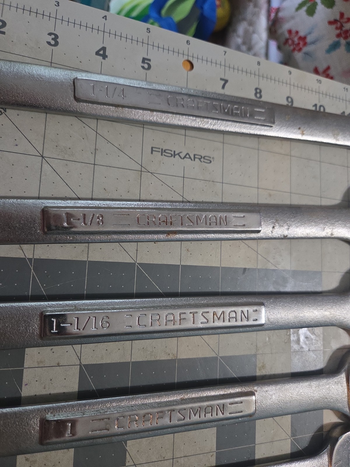 10 Pc Craftsman VV & VA Series 12-Point Combination Wrench Set 5/8″ To 1 1/4″