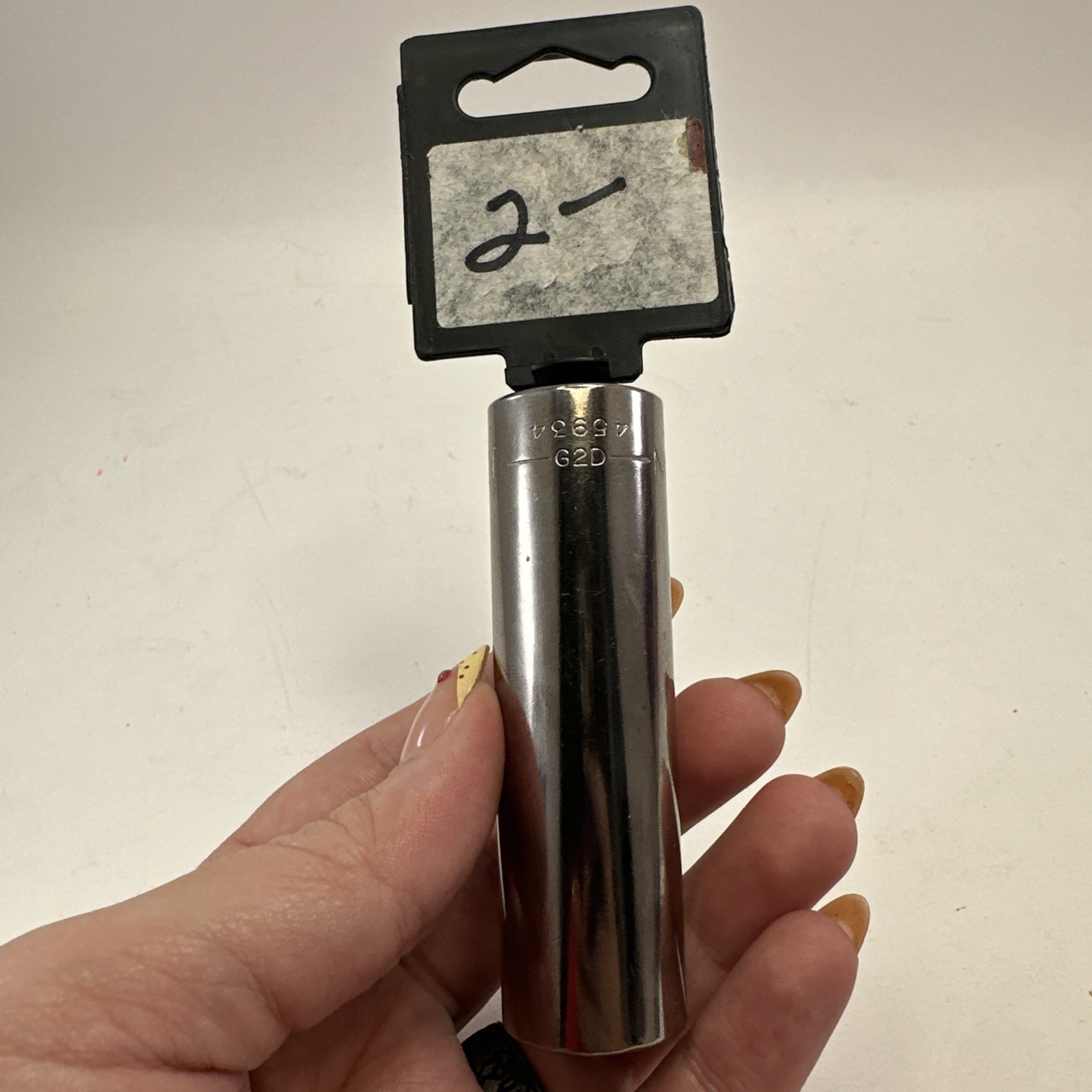Craftsman 1/2″ Drive 11/16″ 6 Pt Deep Socket SAE Easy Read 45934 USA New NOS