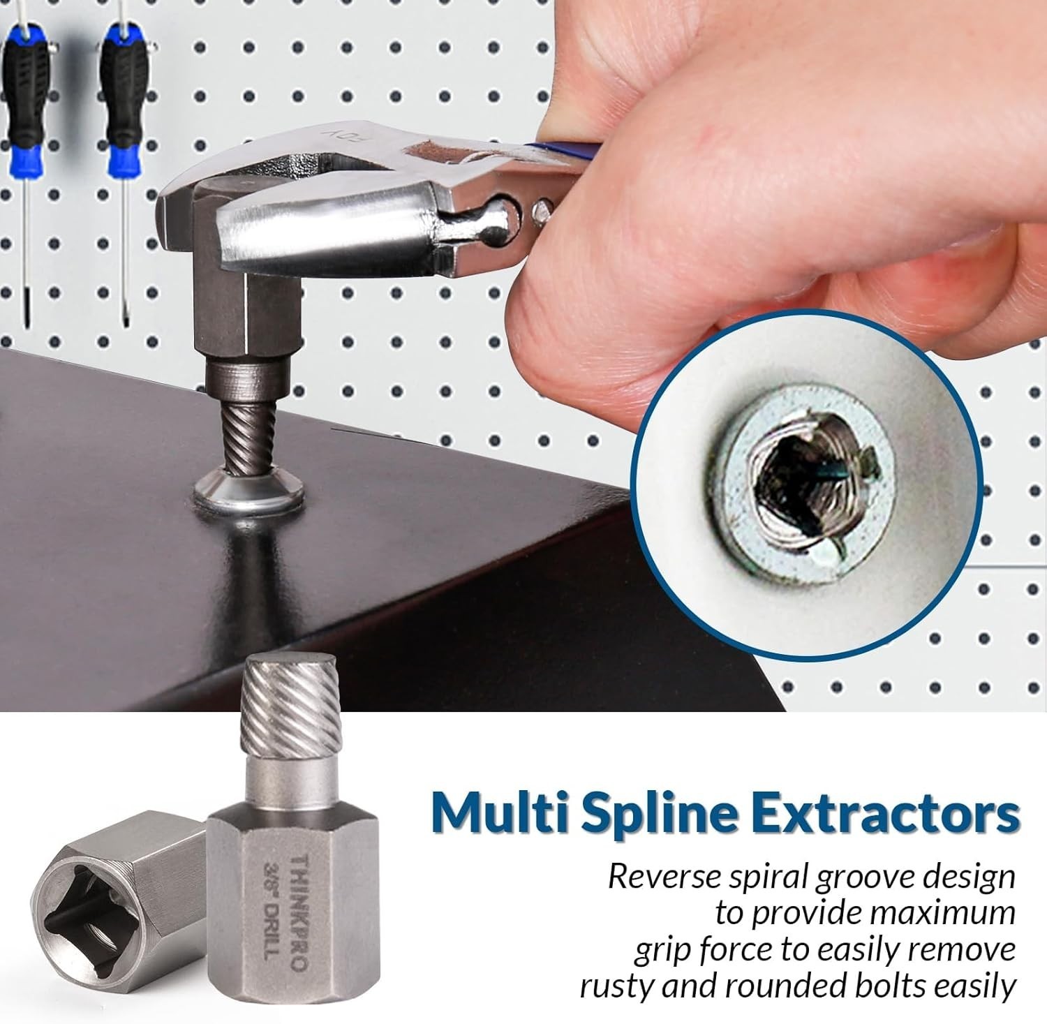 39-Pc Bolt Extractor Set & Drill Bit Kit – Stubborn Lug Nut Removal Made Easy