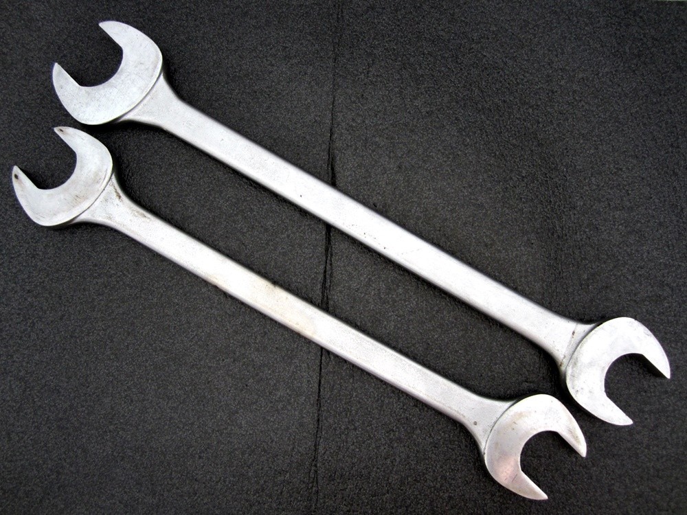 Vintage Proto 1-3/8″ x 1-7/16″ & 1-1/2″ x 1-5/8″ Open End Wrench 3060 3070 USA