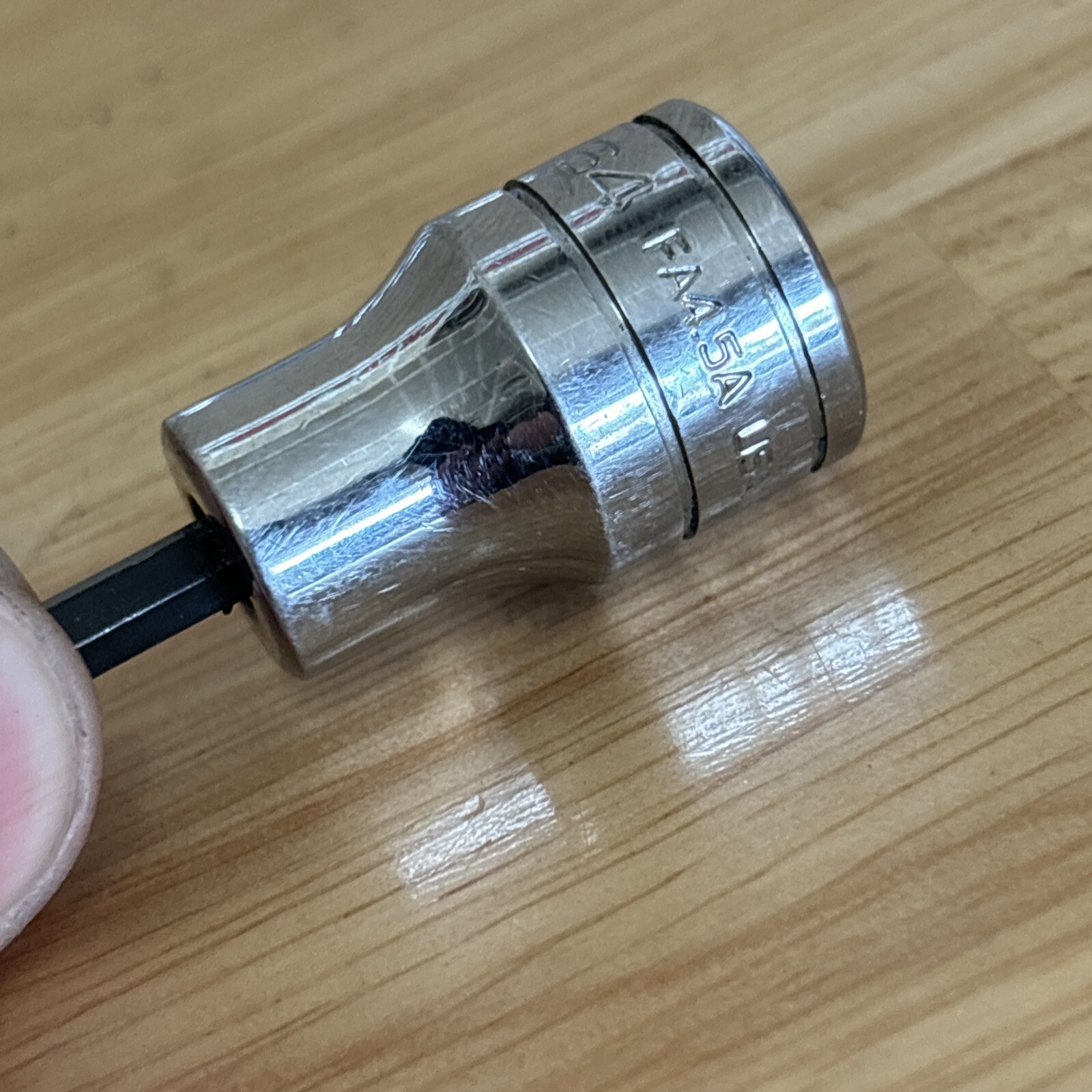 Snap On 9/64″ Hex Bit Driver Socket 3/8″ Drive FA4.5A USA