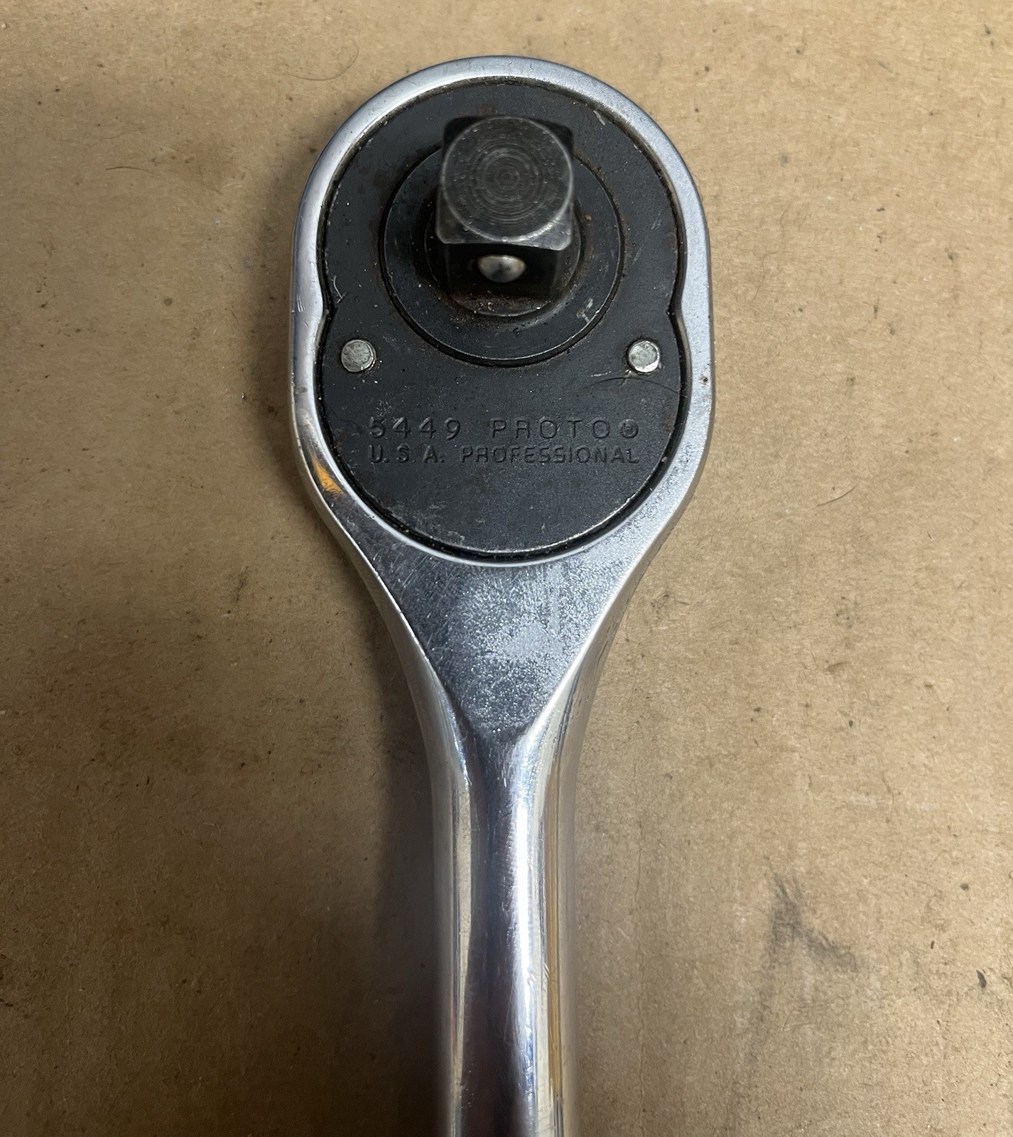 Proto Professional 1/2” 5449 Ratchet Wrench 10″ Long Made in USA Polished Chrome