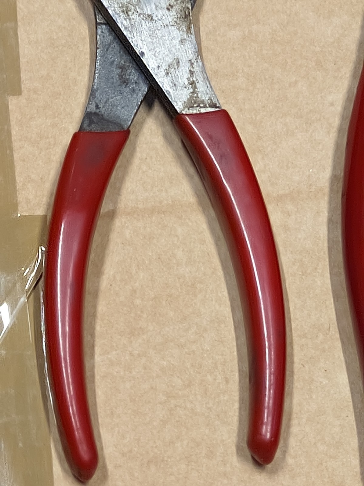 Lot of 4 MAC Tools USA Pliers Needle Nose Side Cutters M437G M526G M317G