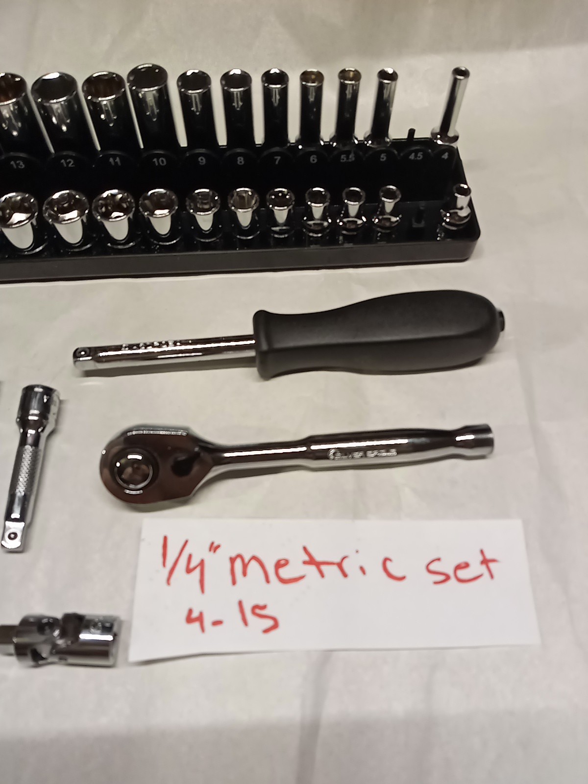 MATCO* SILVER EAGLE *TOOLS 1/4 METRIC SOCKET SET 1/4 METRIC SERVICE SET 32 Pc