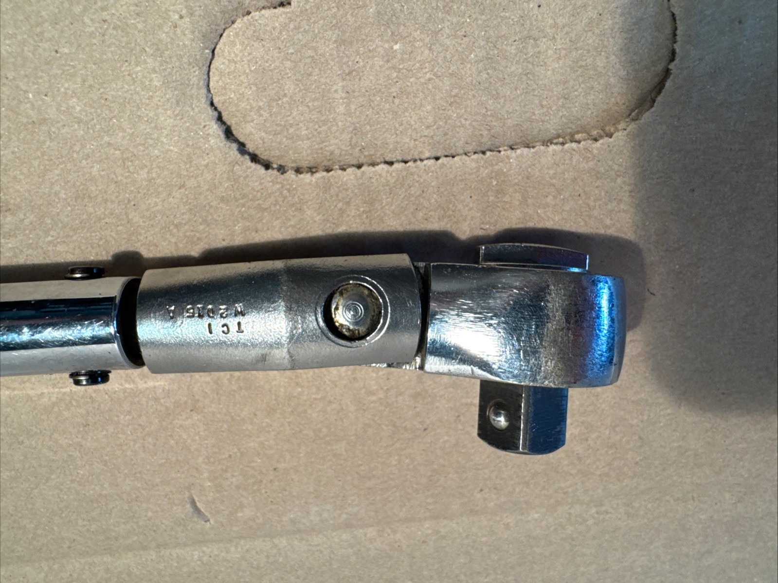 TORQUE CONTROLS INC 1/2 Drive #TCI-1600 Flex Head Torque Wrench 19” Long