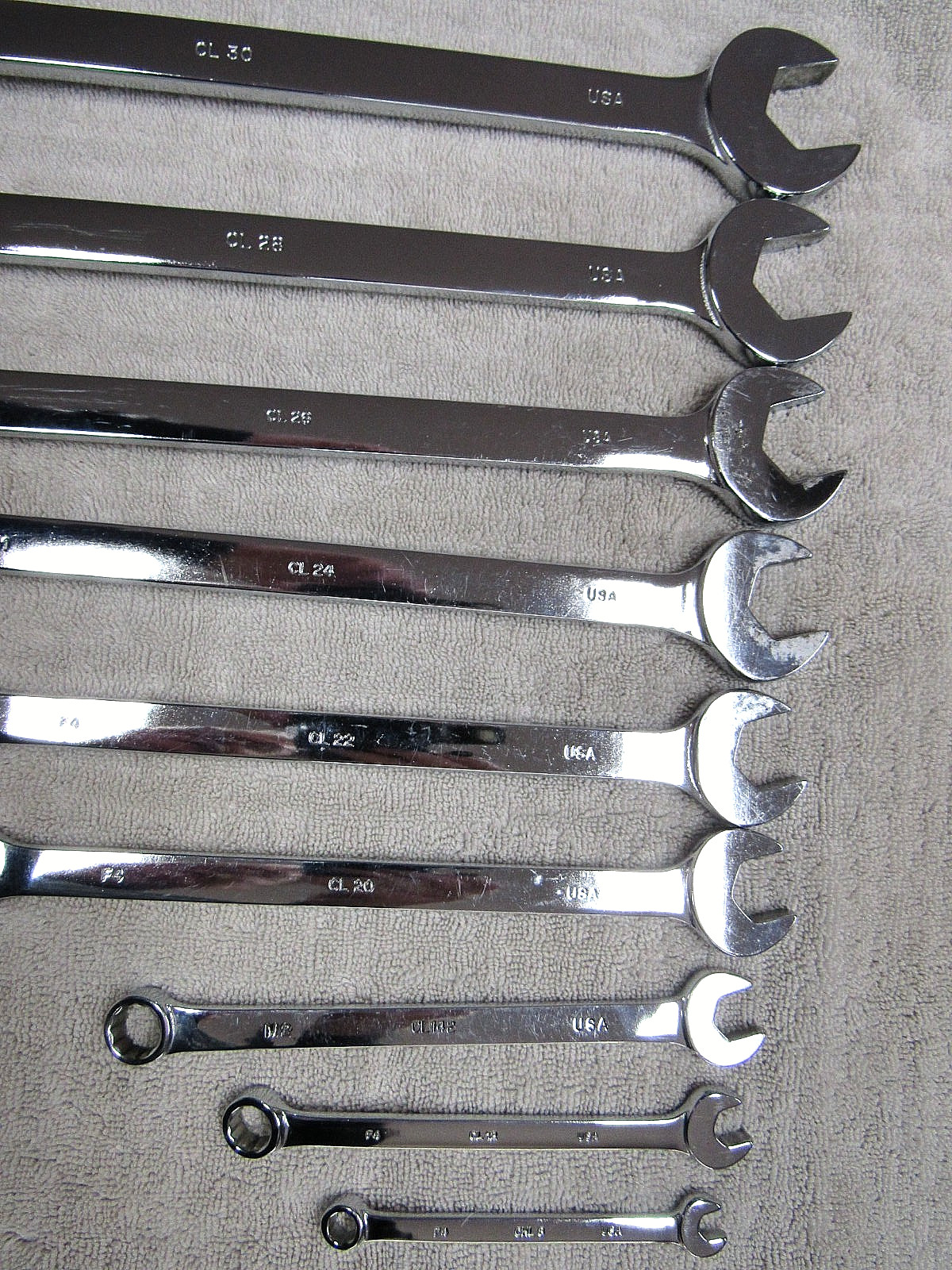 MAC TOOLS 9x LOT SAE COMBINATION WRENCH 1/4” – 15/16″ GOOD CONDITION
