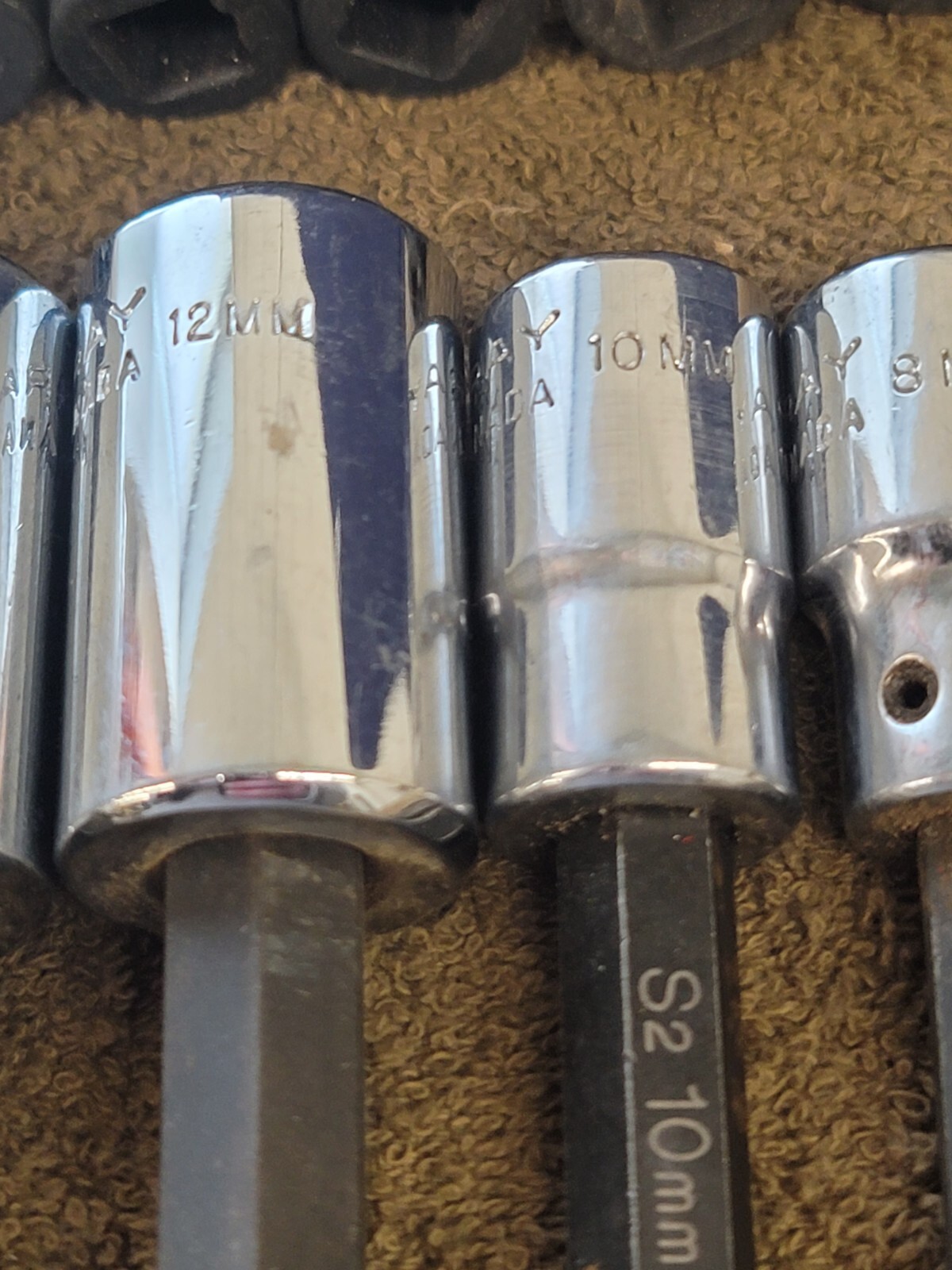 17 Gray Canada GP Impact Hex Socket 3/8 1/2 3/4″ Drive Sae 1-7/8 13/16 19mm 10 8