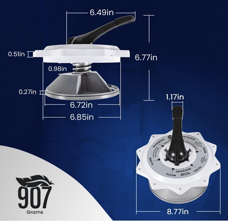 270067 2-Inch Top Valve Assembly Replacement Kit for Pentair Top and Side Mount