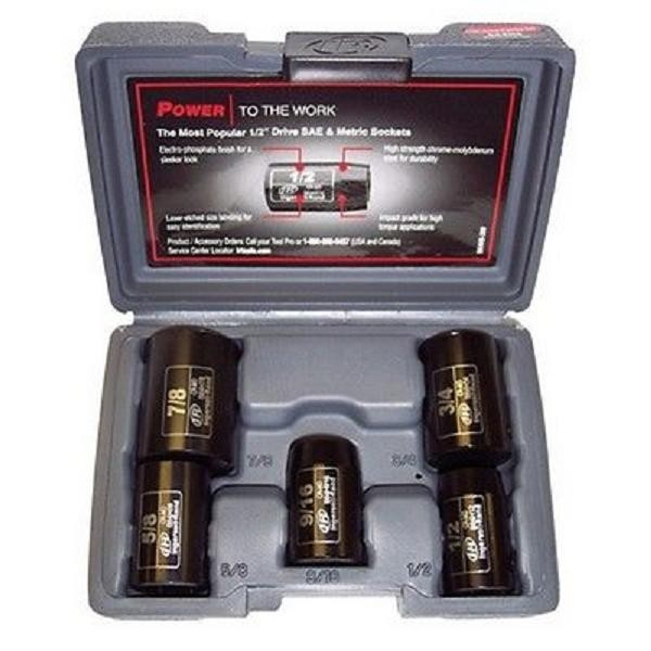 Ingersoll Rand SK4H5-NB 1/2″ Drive Impact Socket Set 1/2″ 9/16″ 5/8″ 3/4″ 7/8″