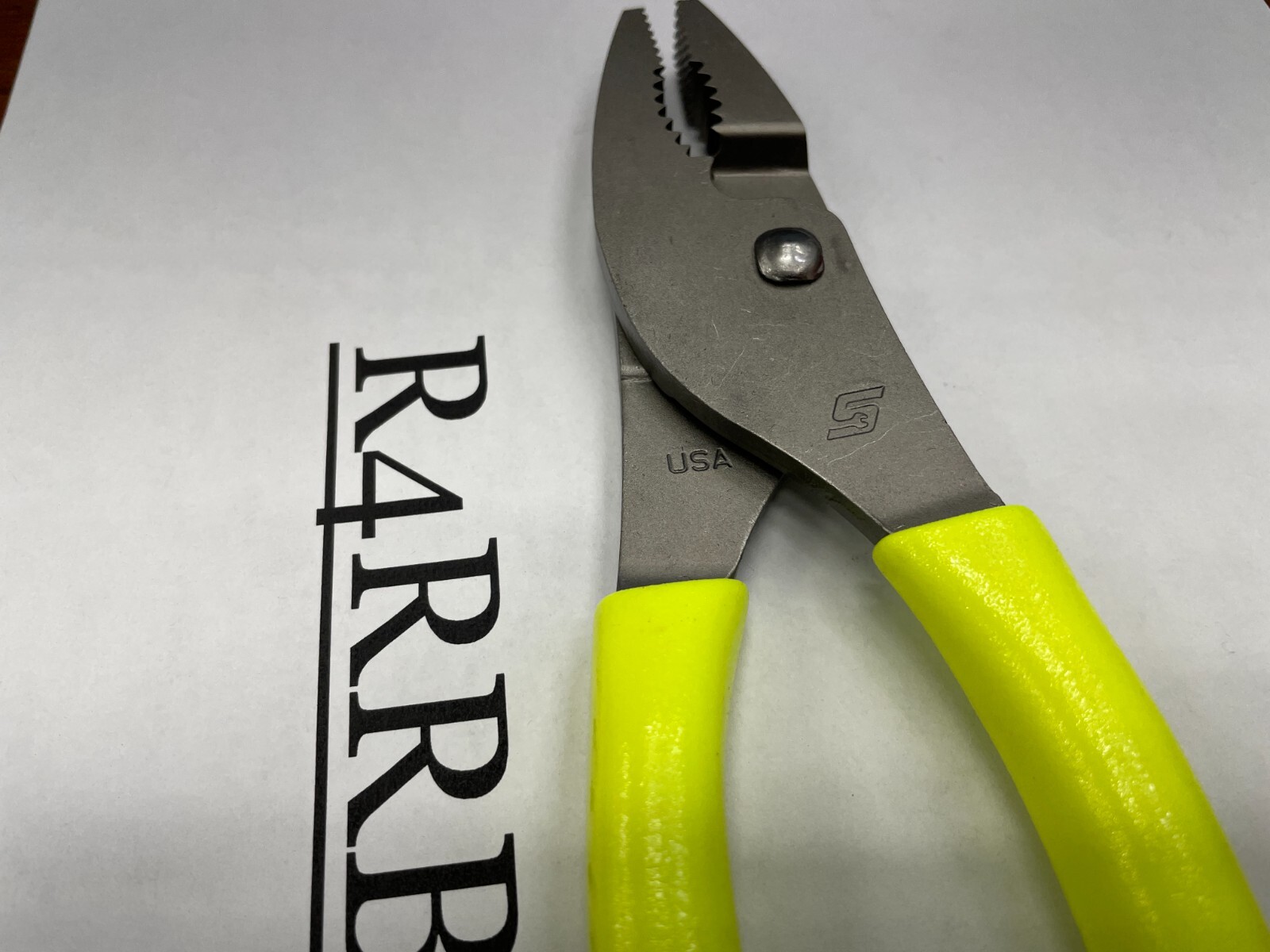Snap-on Tools USA NEW 8″ HIVIZ Talon Grip Combination Slip Joint Pliers 47ACFHV