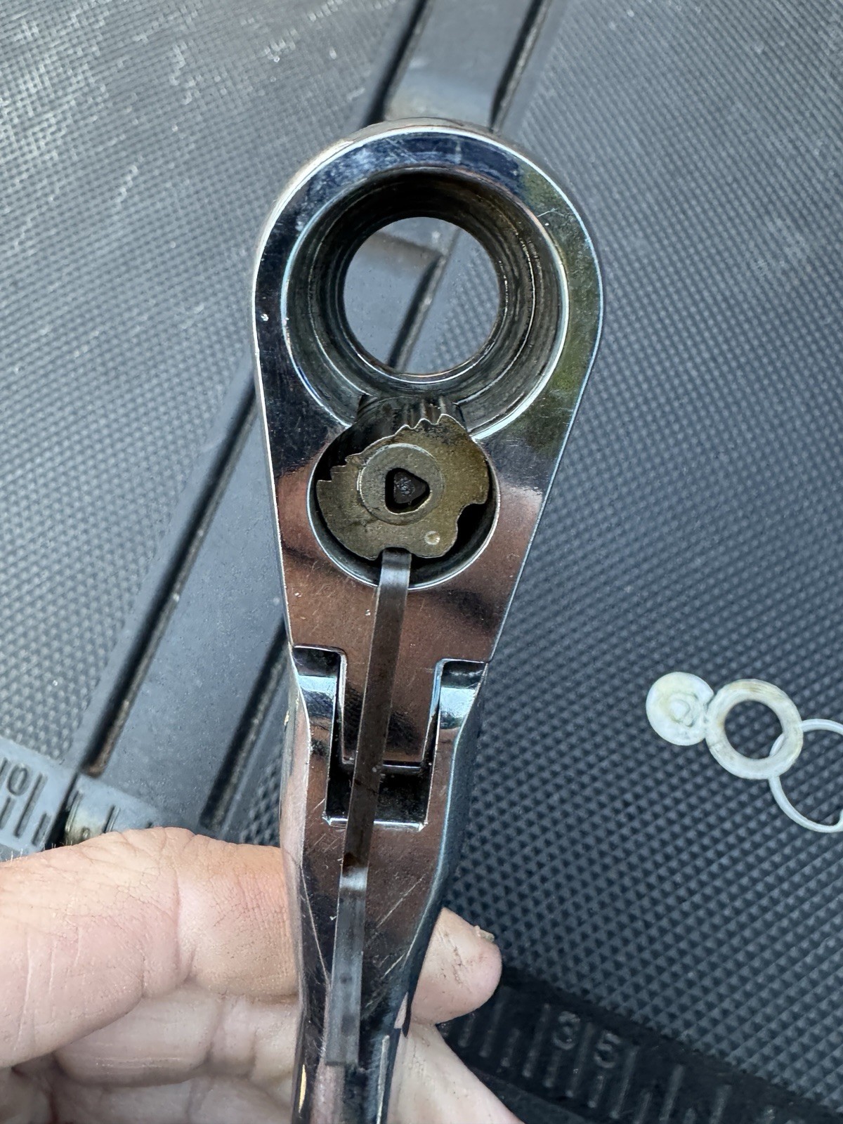 Craftsman 12″ Flex Head Ratchet 3/8″ Drive Black 44836 VU USA Fresh Rebuild