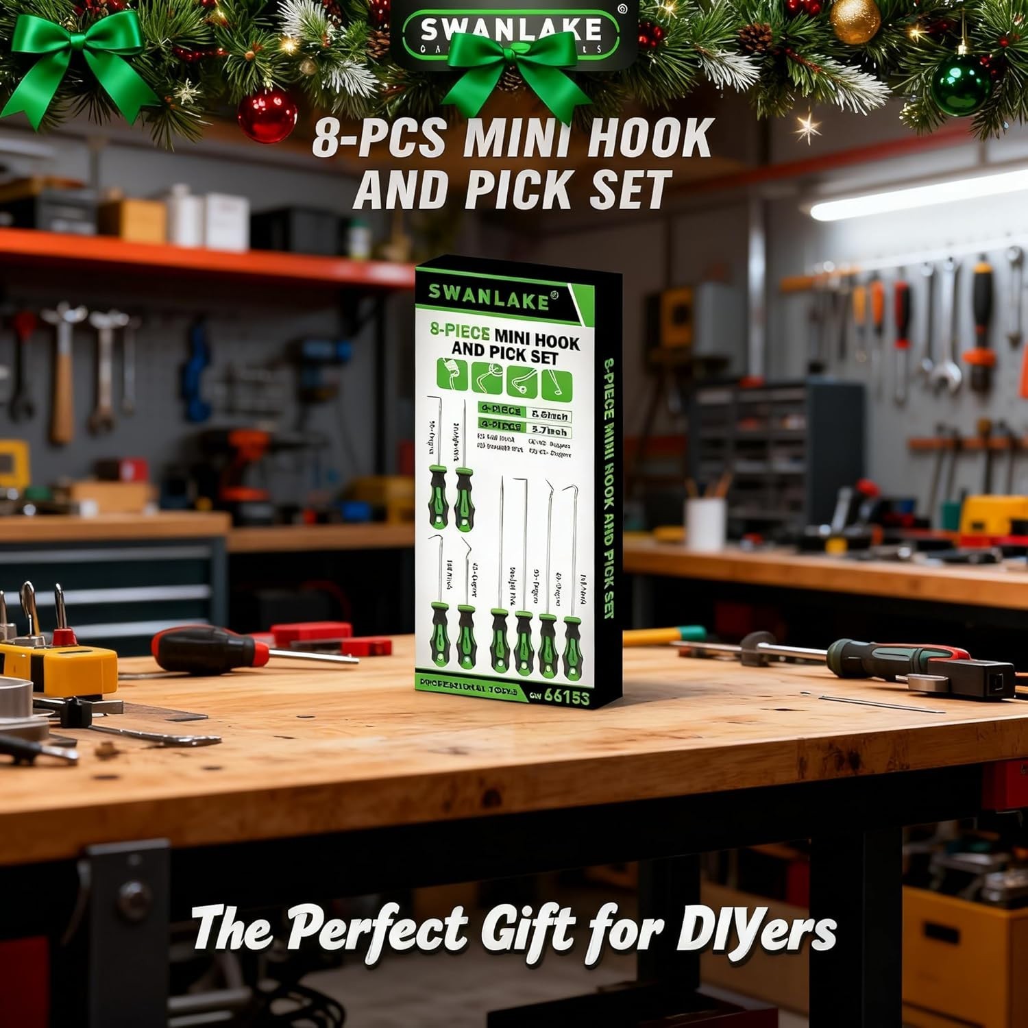 Professional 8-Piece Mini Pick Set – Non-Slip Precision for Automotive Repair