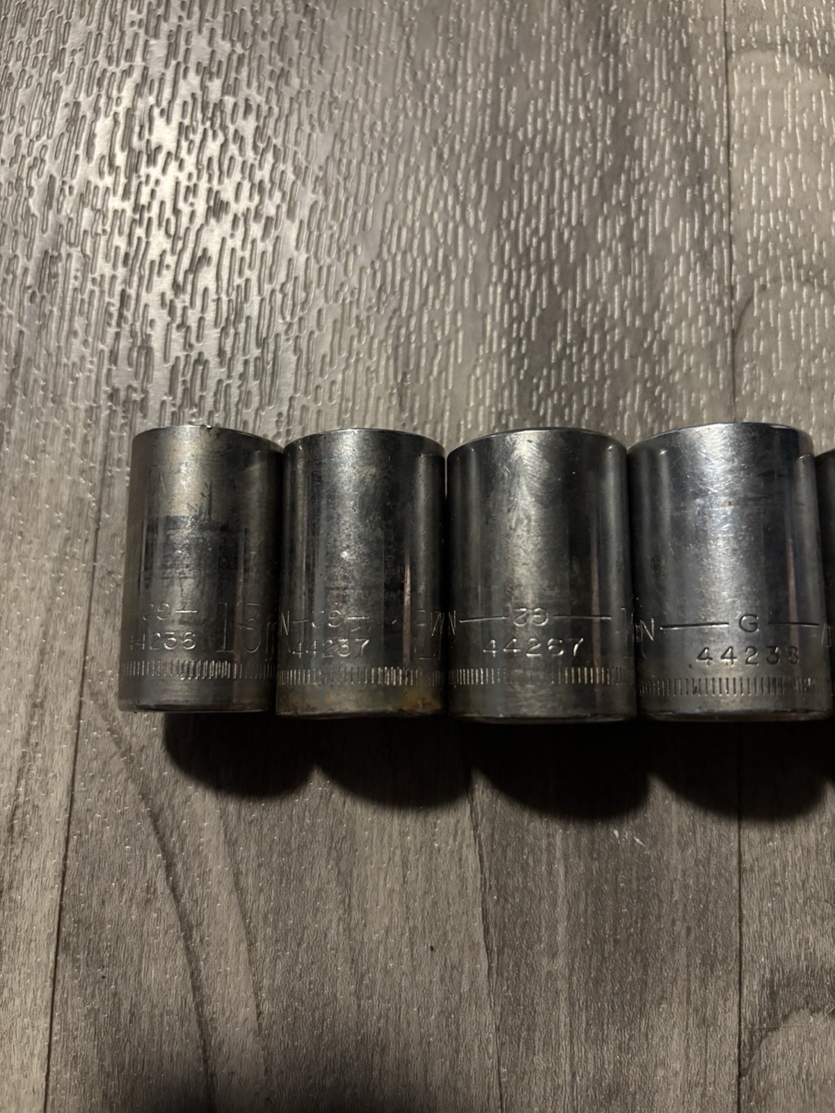 Vintage Craftsman =V= Socket Set 17 Piece’s 1/2” Drive standard & metric READ!!!