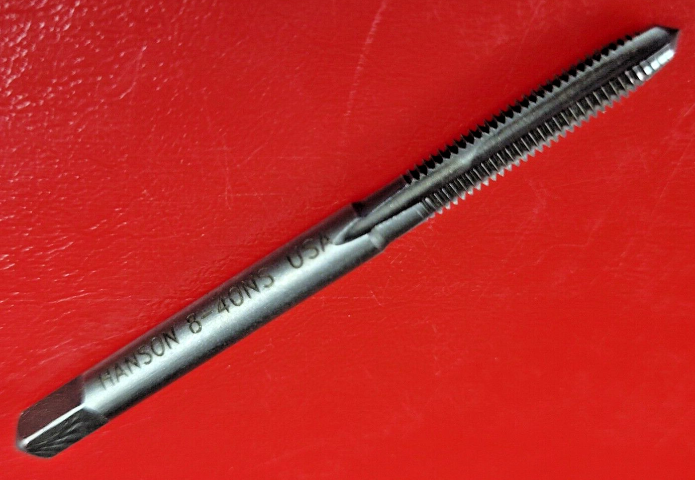 8-40 NS Plug Tap Irwin Hanson 1126 ZR 4FL Carbon Steel USA 8/40
