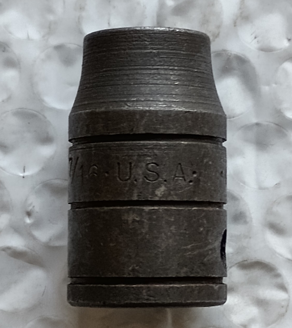 S-K TOOLS USA 46114, 1/2″ DRIVE, 7/16″ IMPACT SOCKET, SHALLOW, 6 POINT.
