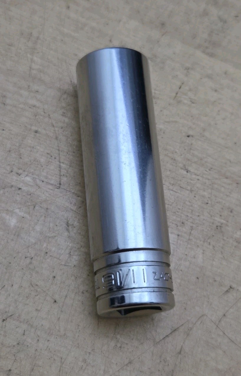 New Snap On TS221 – 1/2″ Drive 11/16″ Deep 6Pt Chrome Socket Ships Free