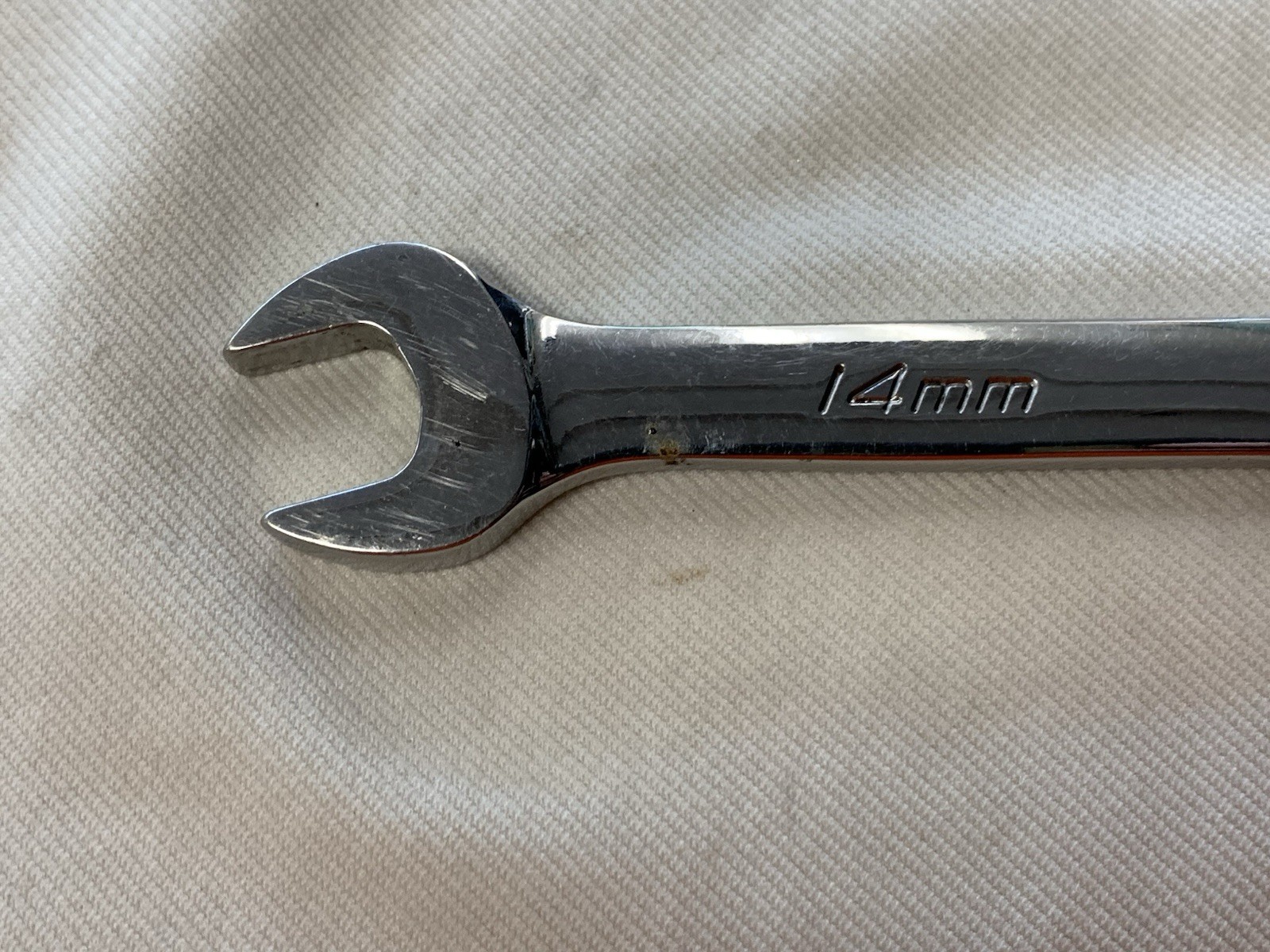 Snap-On 14MM 12PT Metric Chrome Combination Wrench USA OEXM140B
