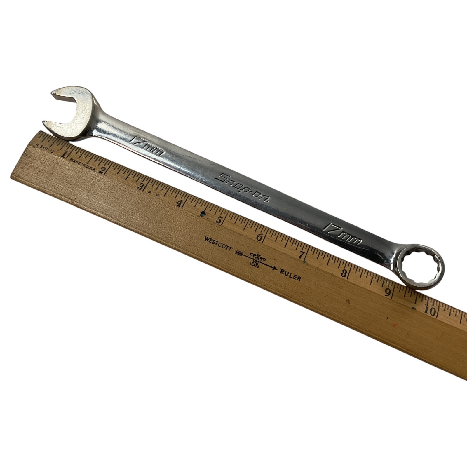 Snap-on Combination Wrench 17mm 12 Point OEXM170B Sold As Pictured Mechanic Tool