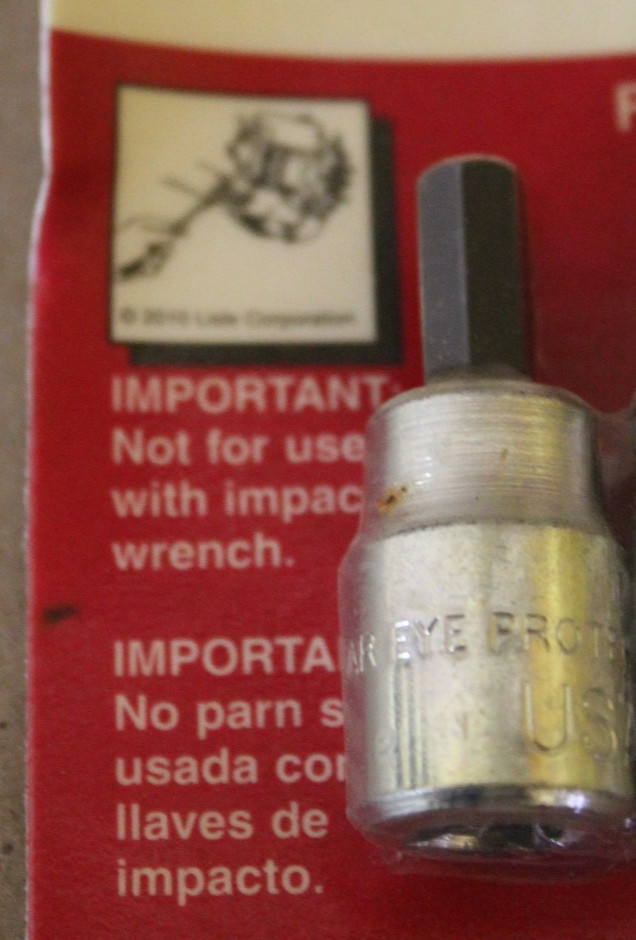 LISLE 12550 BRAKE CALIPER SOCKET SET