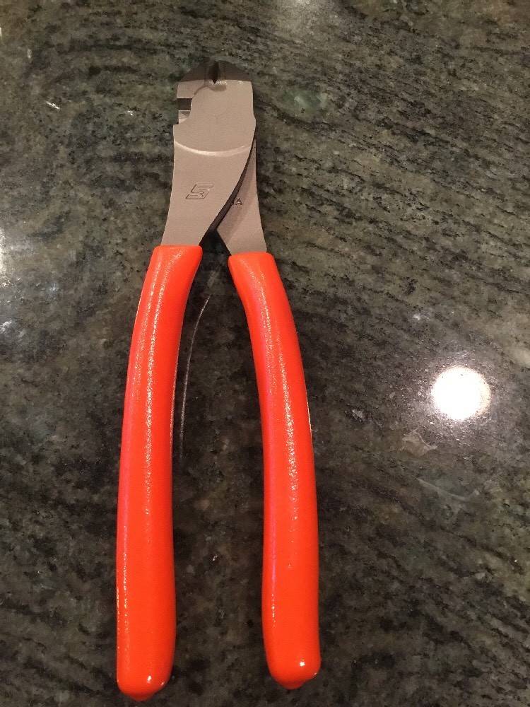 Snap-On 388acfo 8″ vectorEdge high leverage diagonal cutter orange new