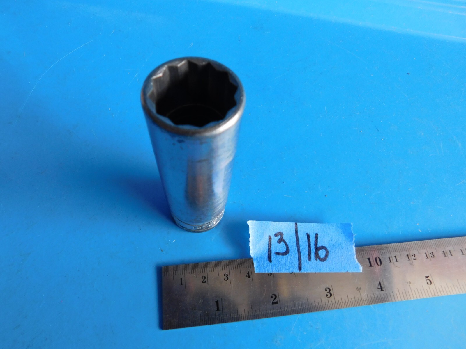 USED,SNAP ON TOOLS » 13/16 IN. » 1/2 IN. DR. DEEP 12 POINT SOCKET, PART#S261