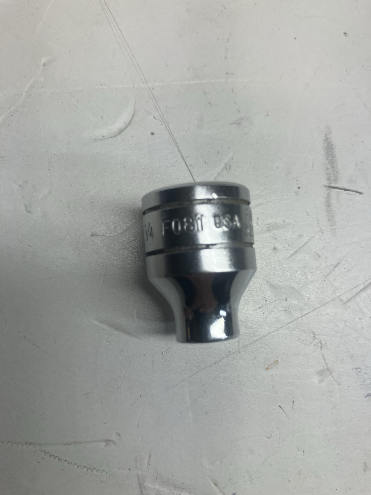 SNAP ON TOOLS – 1/4″ SAE Shallow Socket, 3/8″ Drive,12 Point, Part# F081