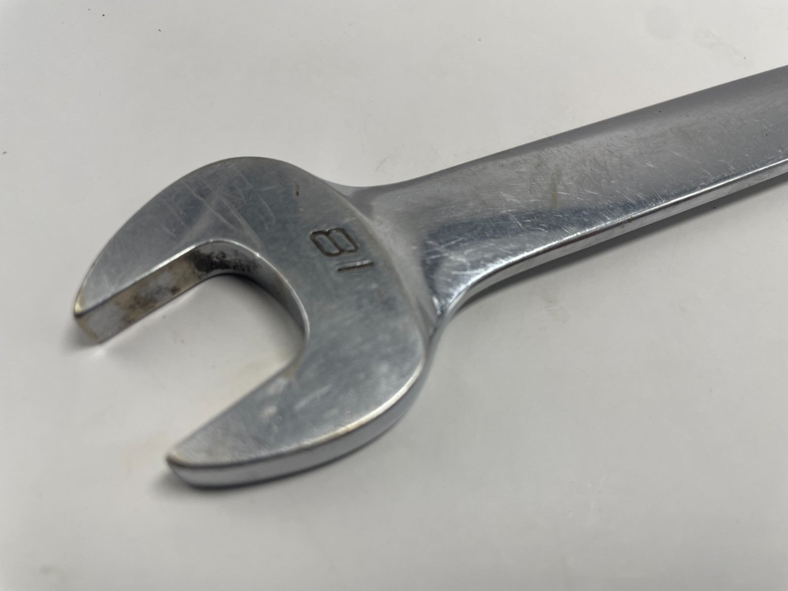 Snap-on Tools OEXLM18 Xtra Long Combination Open Box End Wrench Metric 18mm