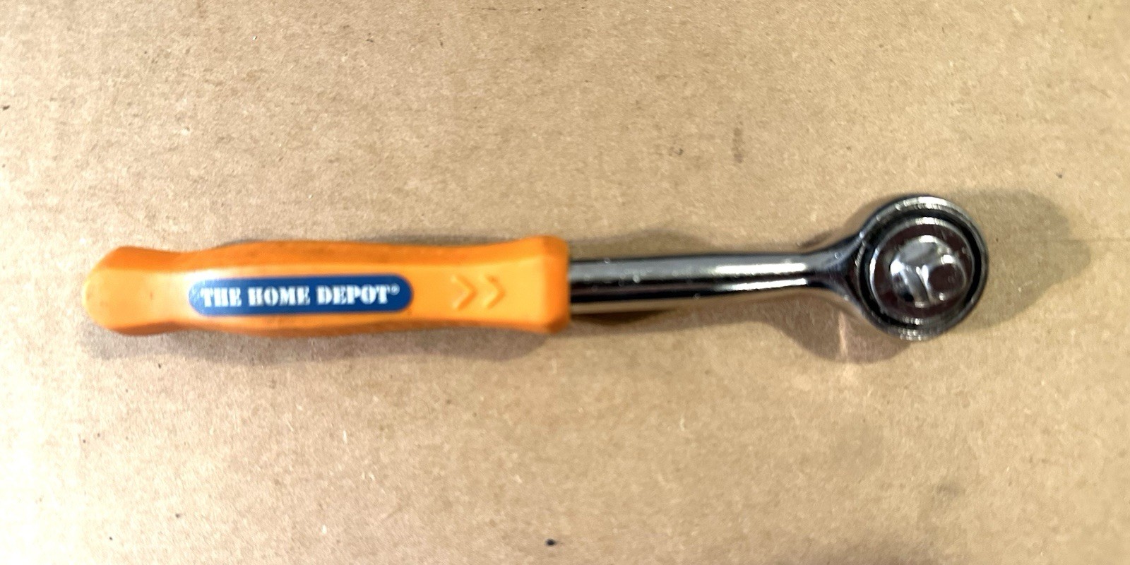 Rare Home Depot 1/4” Drive Ratchet – Excellent Advertising / Collectors