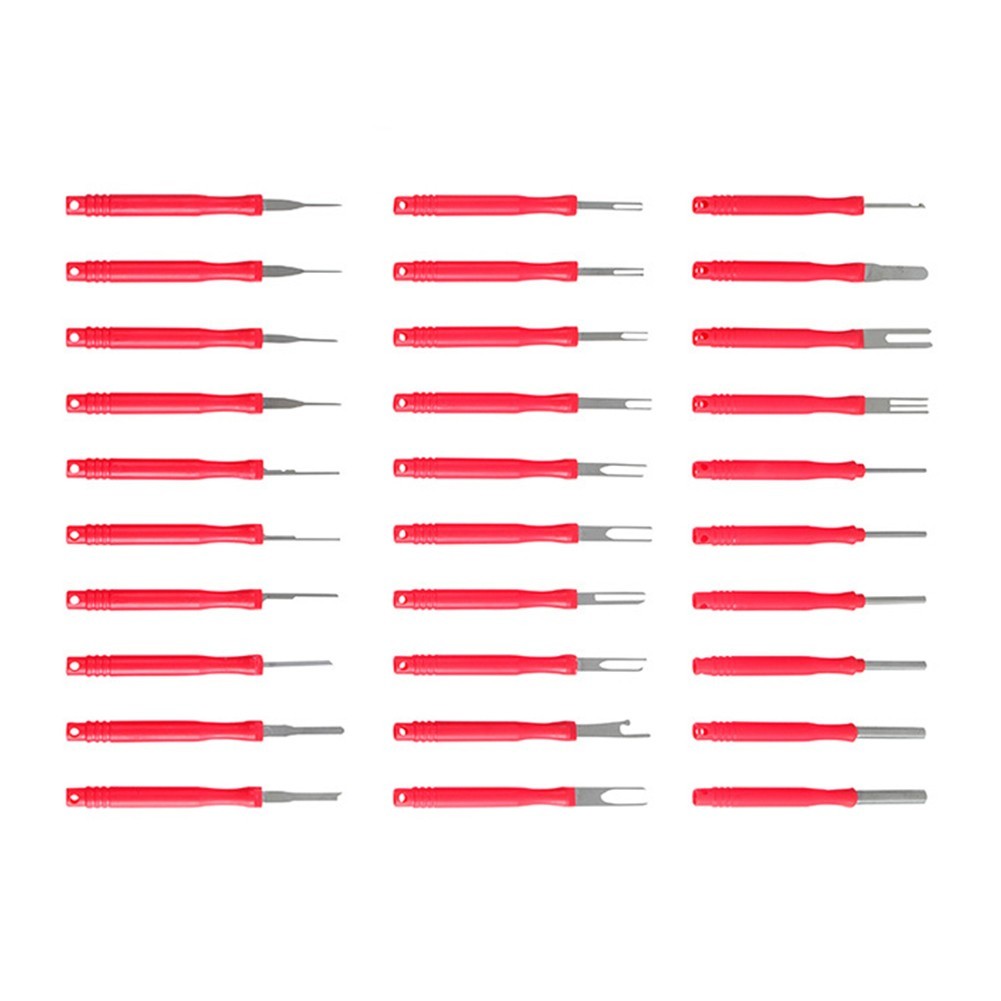 Stainless Steel 30Pcs Terminal Removal Tool Set Perfect for Wire Connector Pins