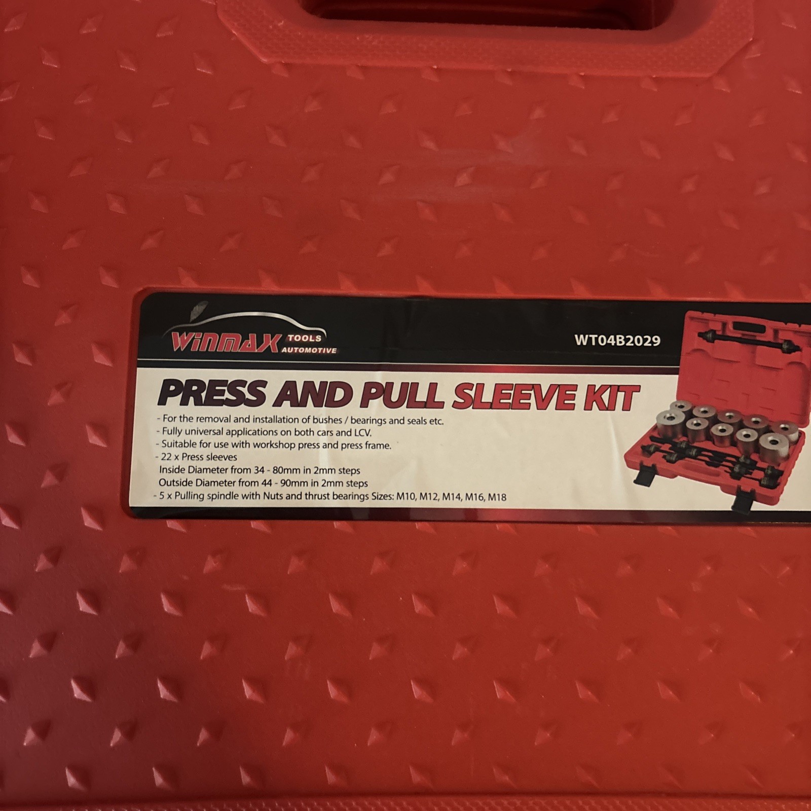 27 Pieces Press and Pull Sleeve Kit Bearings Bushes and Seals Remove&install Set