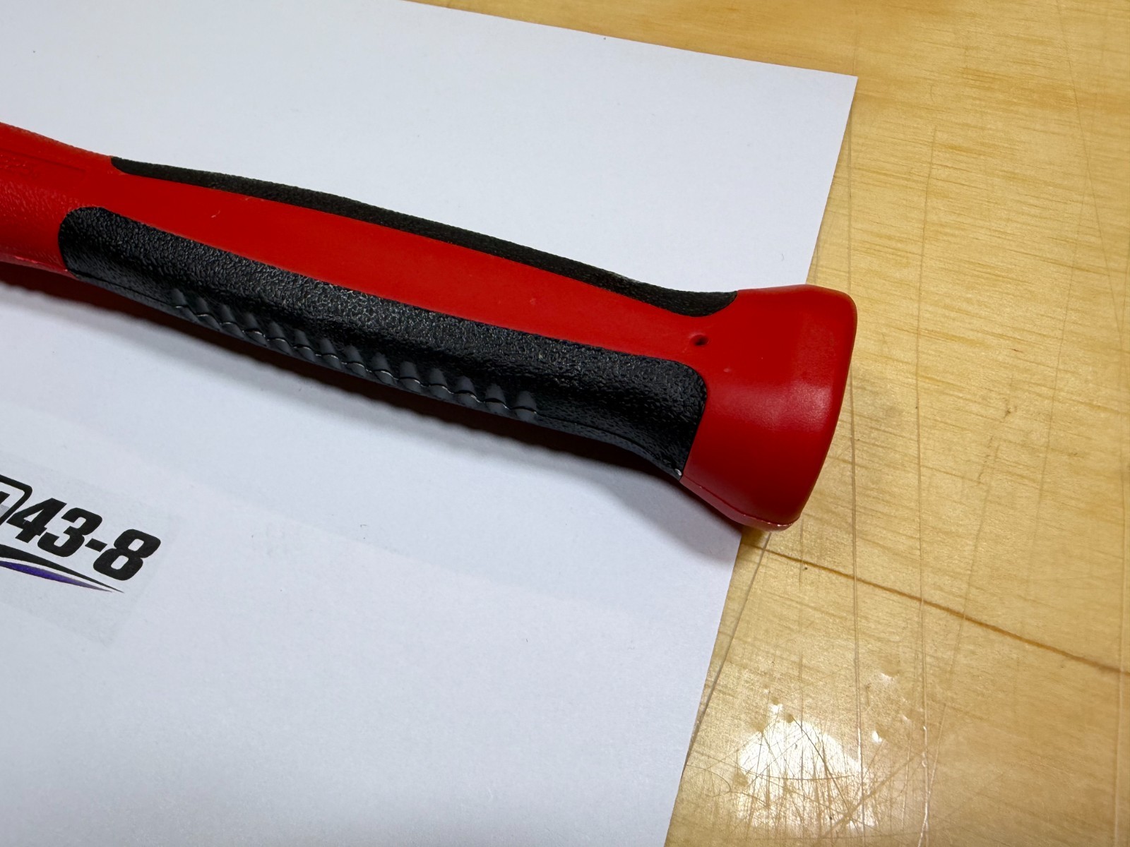 Snap-on Tools USA NEW RED 8oz / 225g Soft Grip Dead Blow Hammer HBBD8