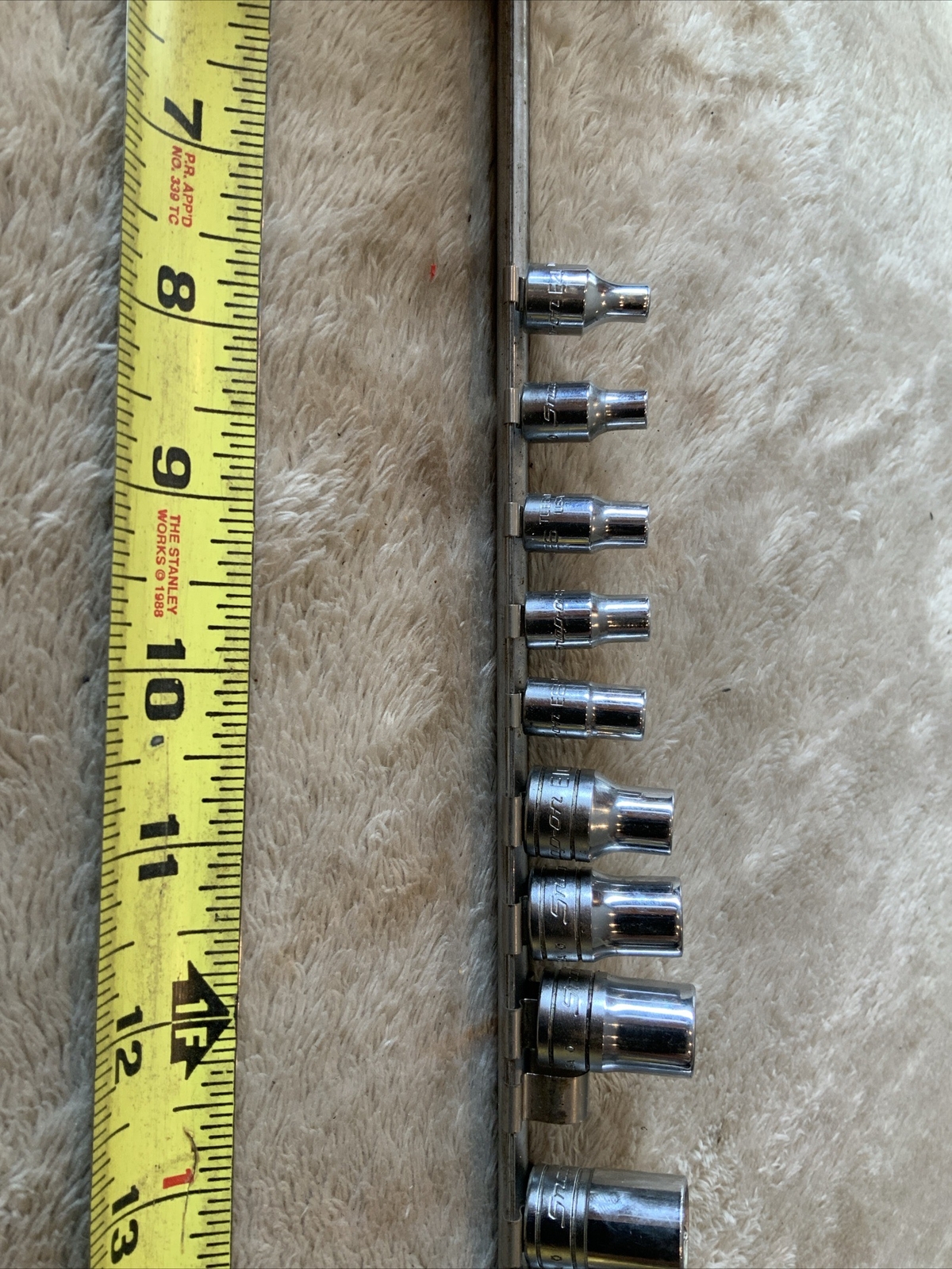 Snap On Inverted Torx Socket Set, 1/4, 3/8 And 1/2 Drives, See Pics…11pc