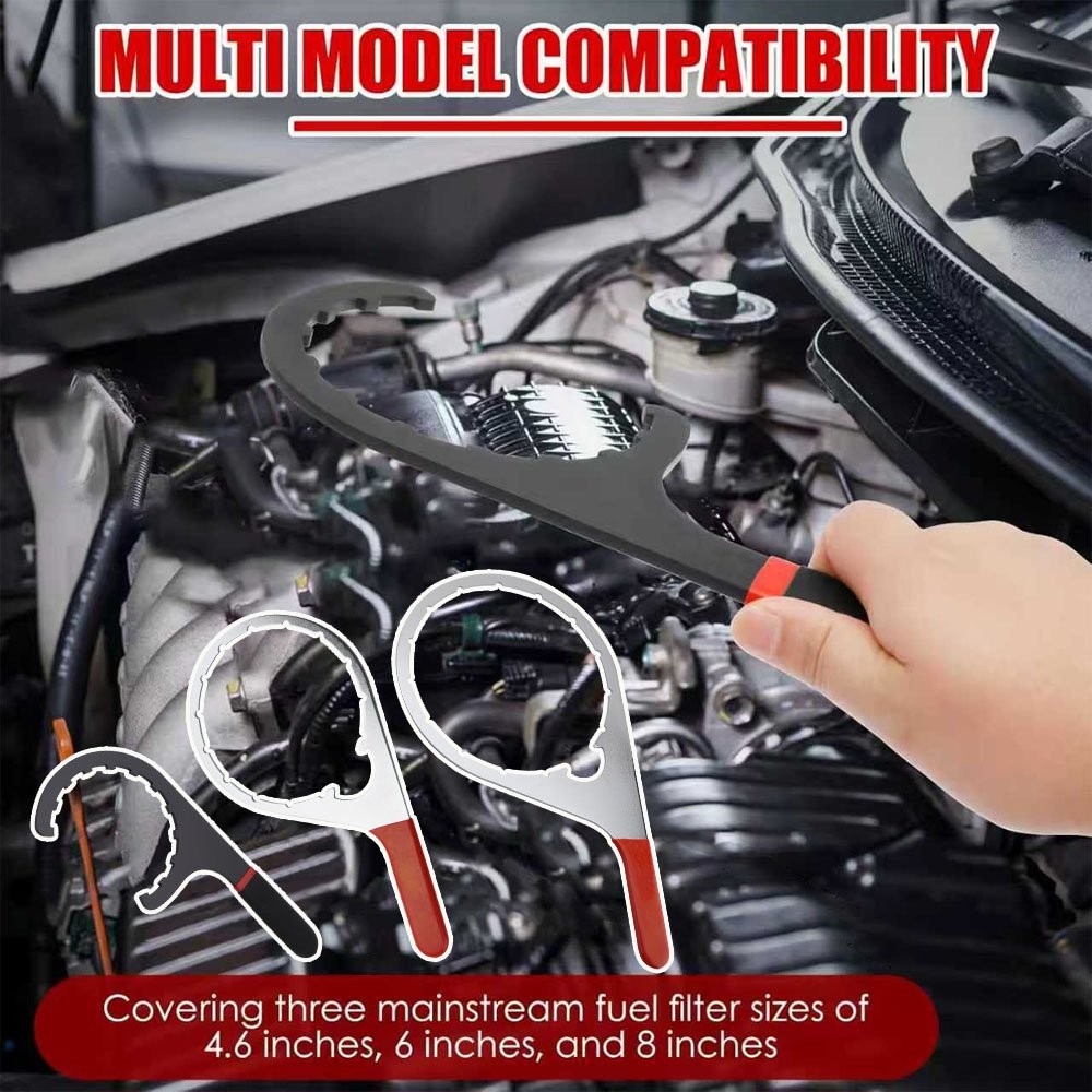 4.6 Inch/6 Inch/8 Inch Fuel Filter Wrench set For 380134 382 Detroit Diesel 3pcs