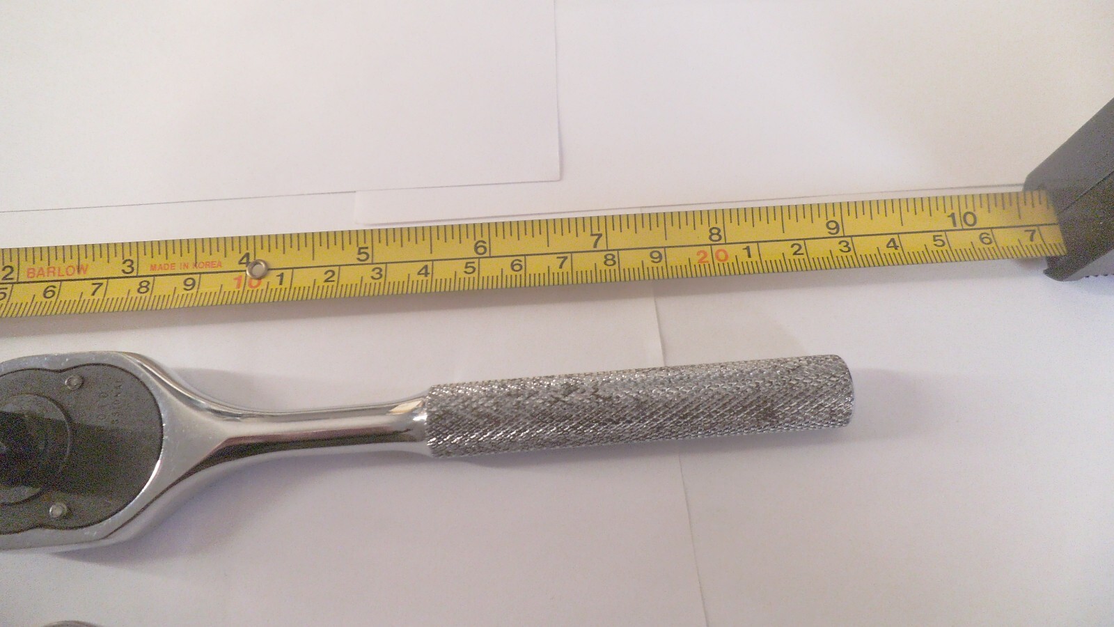 Vintage Proto 3/8 drive ratchet USA made 5249 knurled handle