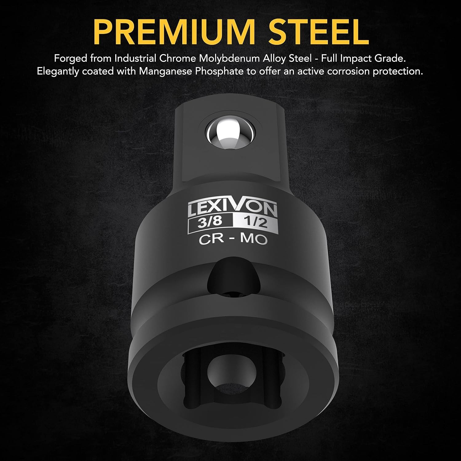 Lifetime 4-Piece Impact Socket Adapter Kit | Secure and Reliable Design