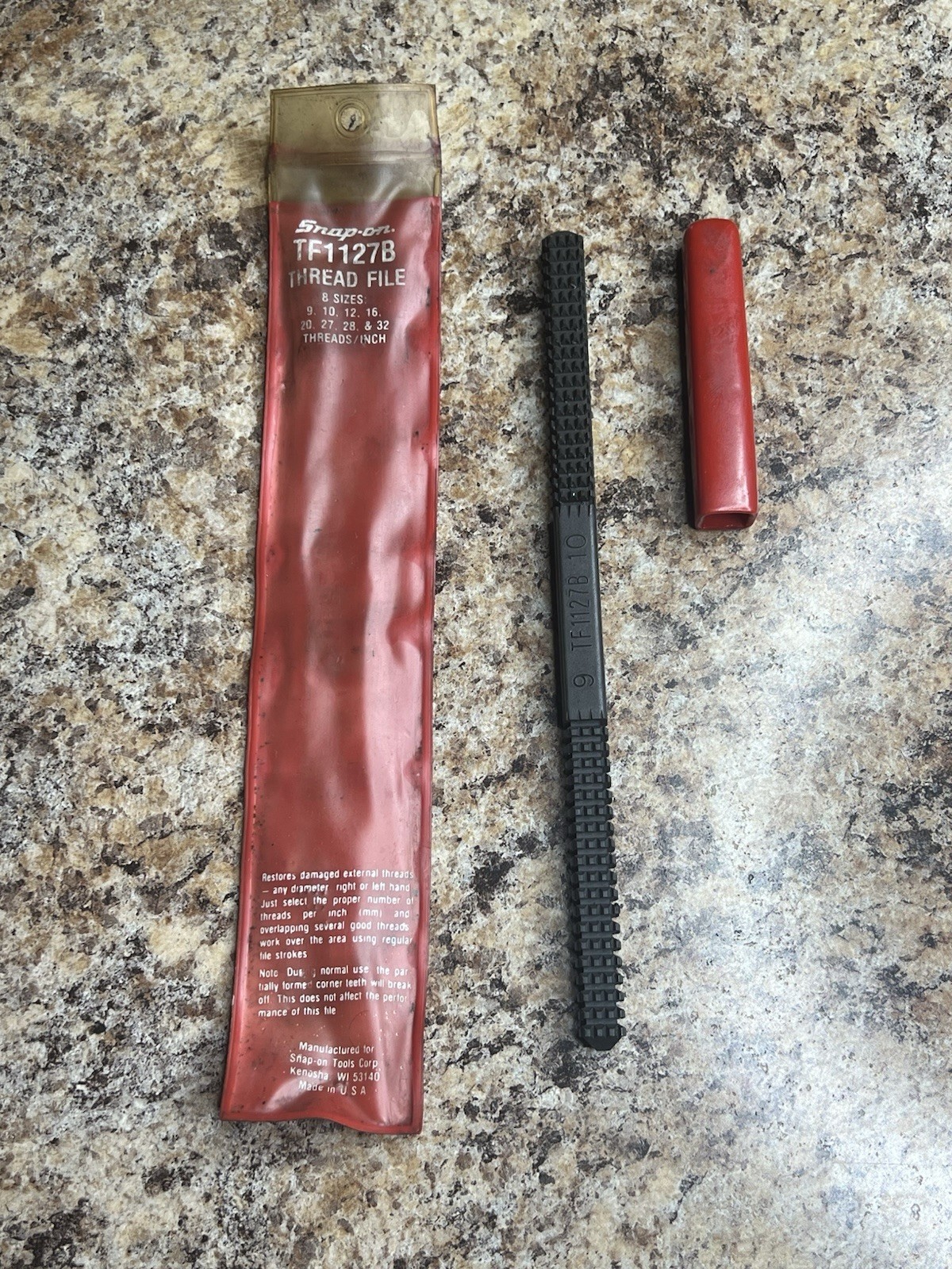 Snap-on TF1127B Thread 9–10 12–16 20–27 28–32 Restoration File Tool